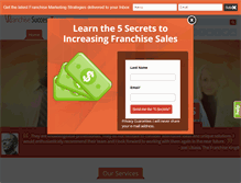 Tablet Screenshot of franchisesuccessteam.com